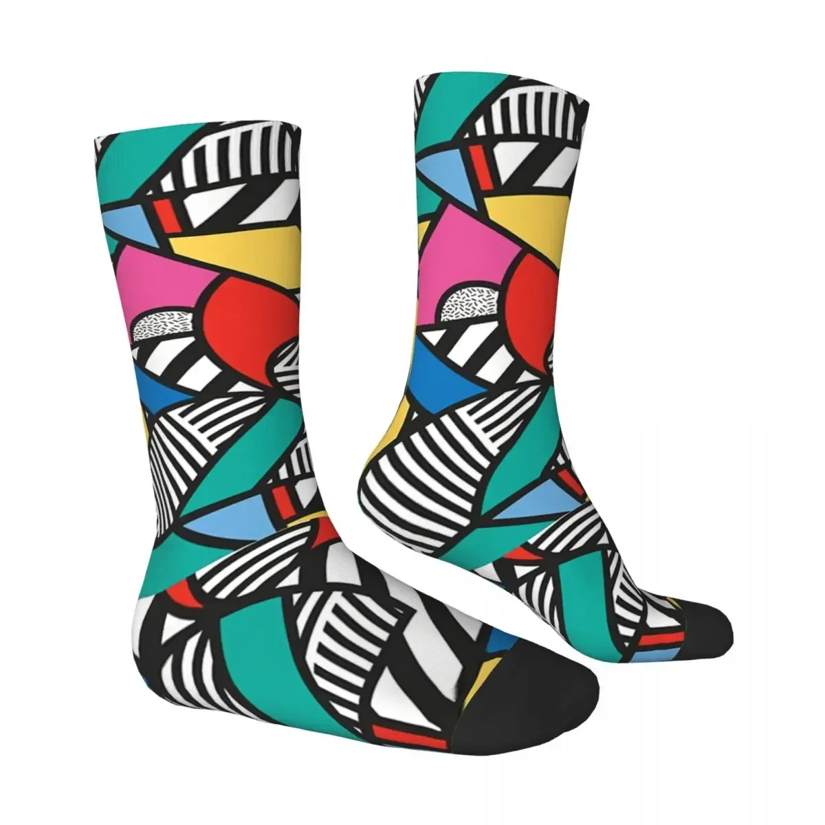 Happy Men's Socks Super Hero Vintage Harajuku Superheroes Hip Hop Seamless Crew Crazy Sock Gift Pattern Printed