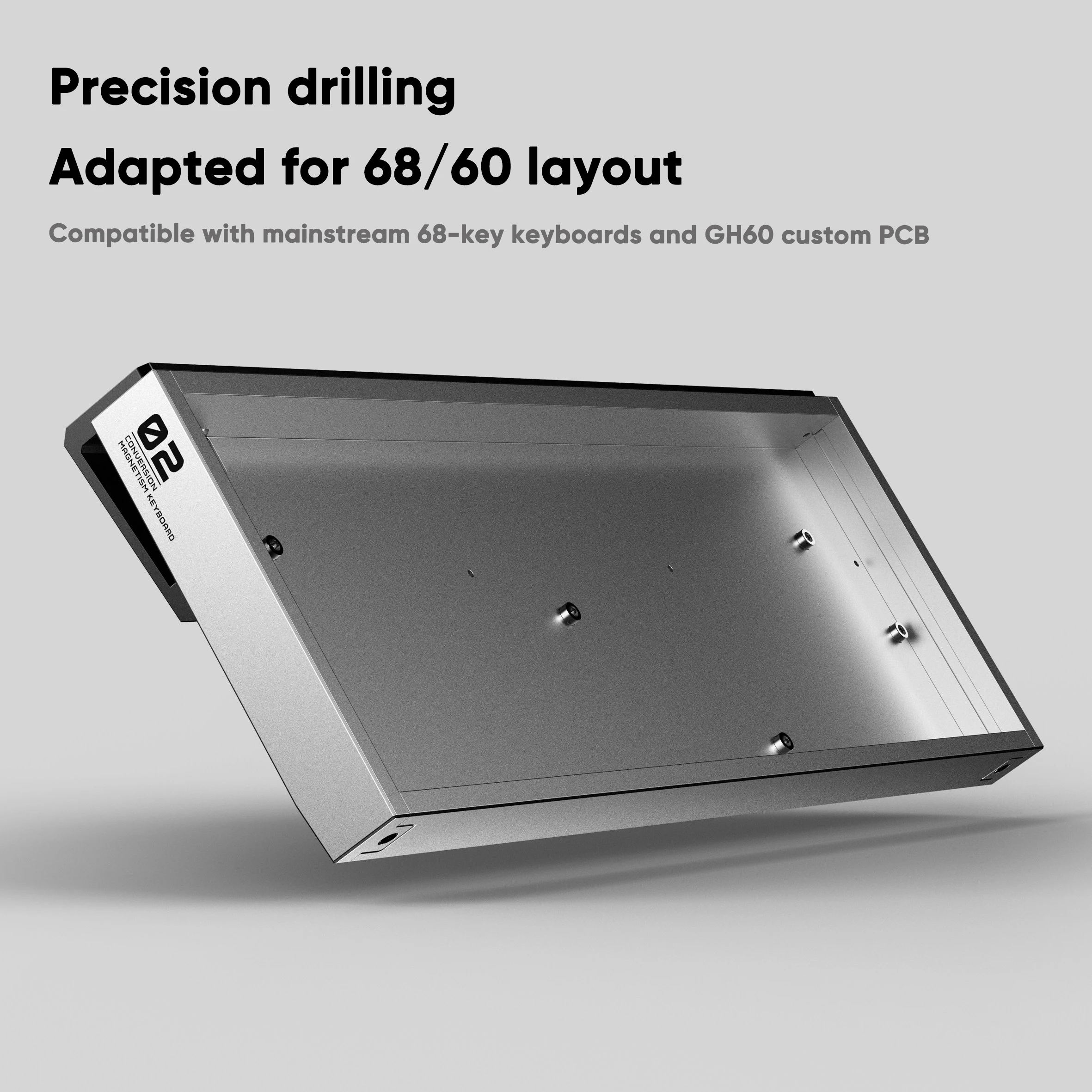 E60 E68 Wooting 60he Mad60he ATK68rx Mer68 Keyboard Case Shell 60% 68% Keys Layouts For GH60 Rakka AulaWin60 ACE68 GT60 Keyboard