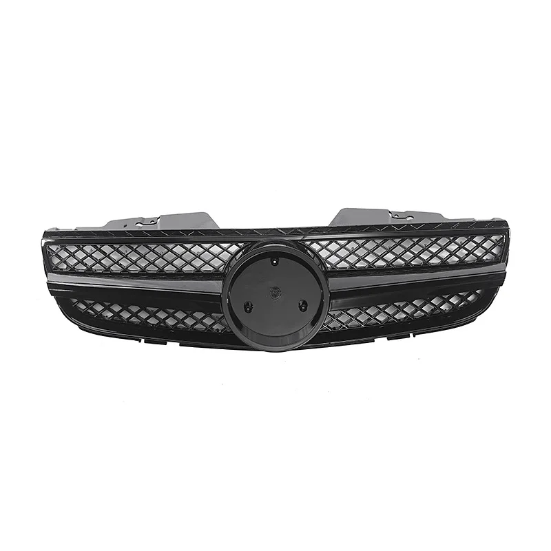 

For 2007-2009 Mercedes SL Class R230 AMG Style Racing Grille Body Kit ABS Plastic Gloss Black