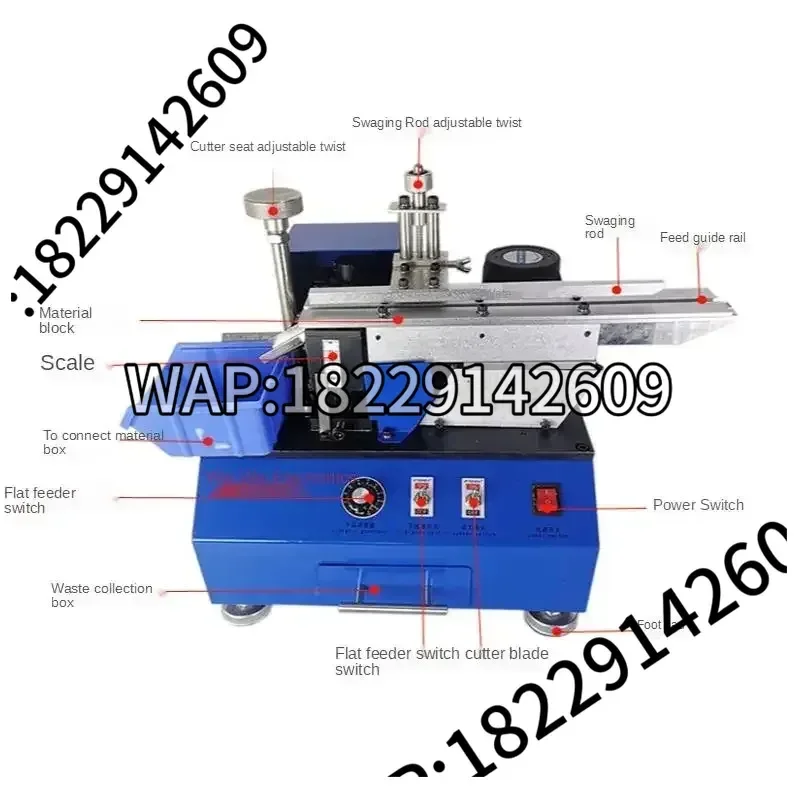 Automatic Radial Lead Capacitor Cutting & Belt Taping Machine