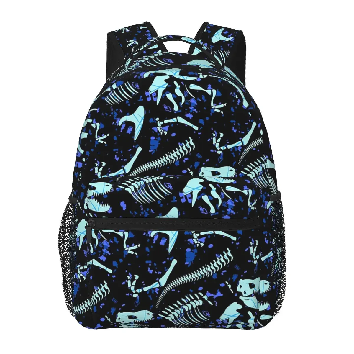 

Dinosaur Fossil Skeletons Backpacks Boys Girls Bookbag Students School Bags Cartoon Travel Rucksack Shoulder Bag Large Capacity