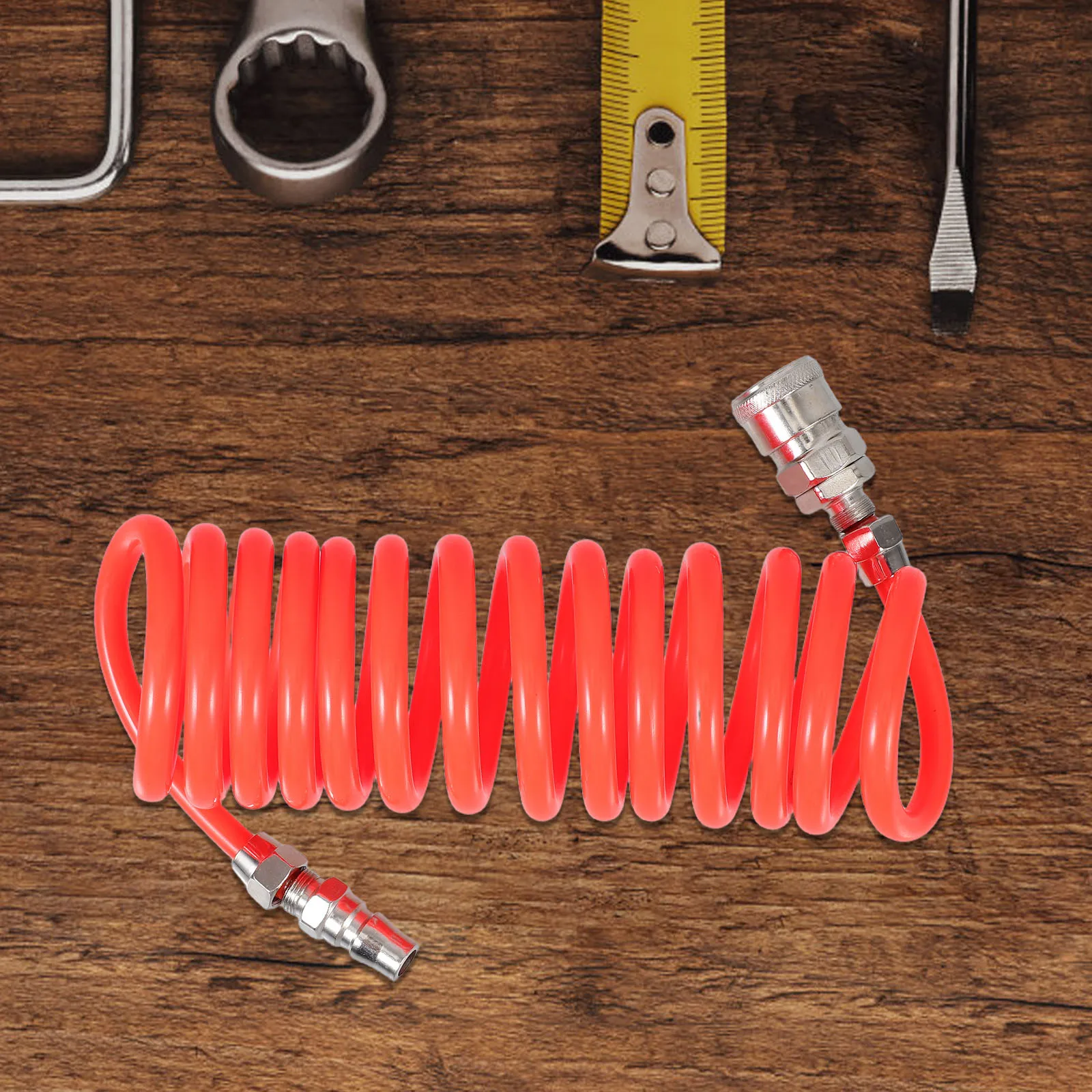 

High-Pressure Pump Extension Hose Flexible Spring Hose Swivel Fittings Airline Compressor Tube Air Compressor Accessories