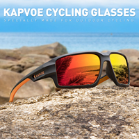 Kapvoe Polarized Fishing Eyewear Glasses UV400 Protection Sports Glasses Men Women Riding Driving Sunglasses Hiking Eyewear
