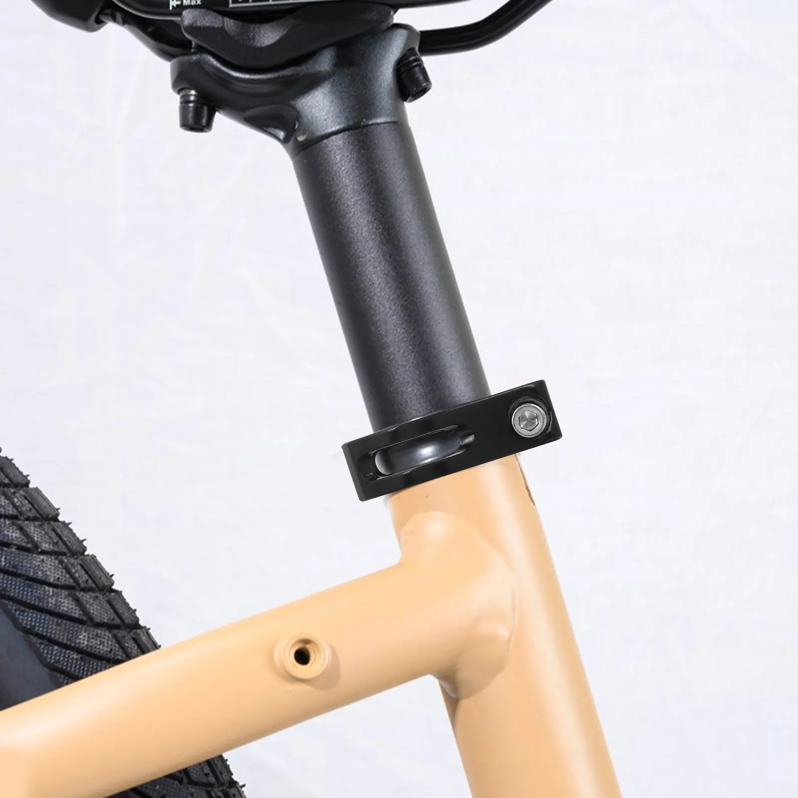 Aluminum Alloy Bike Seatpost Clamp Lightweight Hollow Quick Release Adjustable Secure Fit for Road Bikes