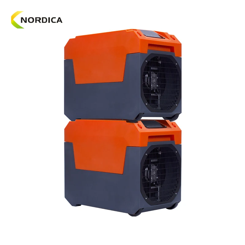Crawl Space Dehumidifier with Pump Stackable Dehumidifier R290 Refrigerant Dehumidifier with Big Capacity 60L
