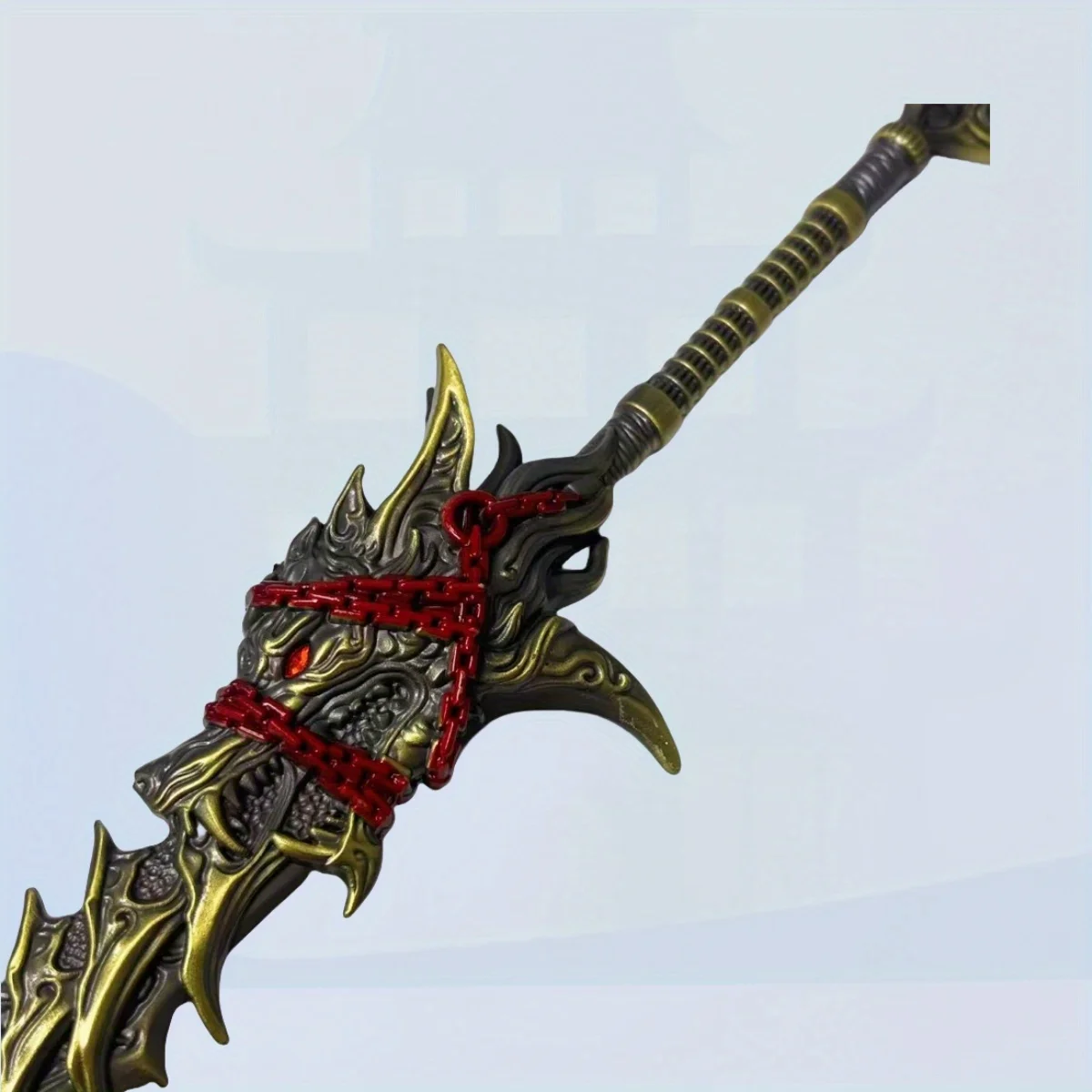 11.8 pollici Naraka Bladepoint Metallo Katana Spada Katana Giapponese Originale Samurai Sabre Ninja Coltello Accessori Cosplay Prop Giocattolo