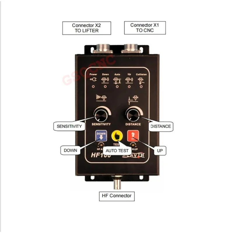 CNC Flame Laser Cutting Machine Capacitive Sensor HF100 Torch Height Controller HF100 Height Control Thc