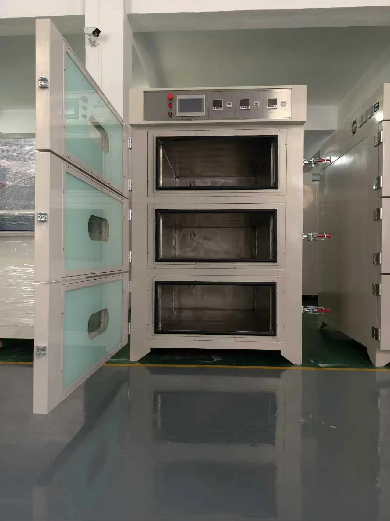 Three-layer Automatic Vacuum Drying Oven for Solid-State Batteries