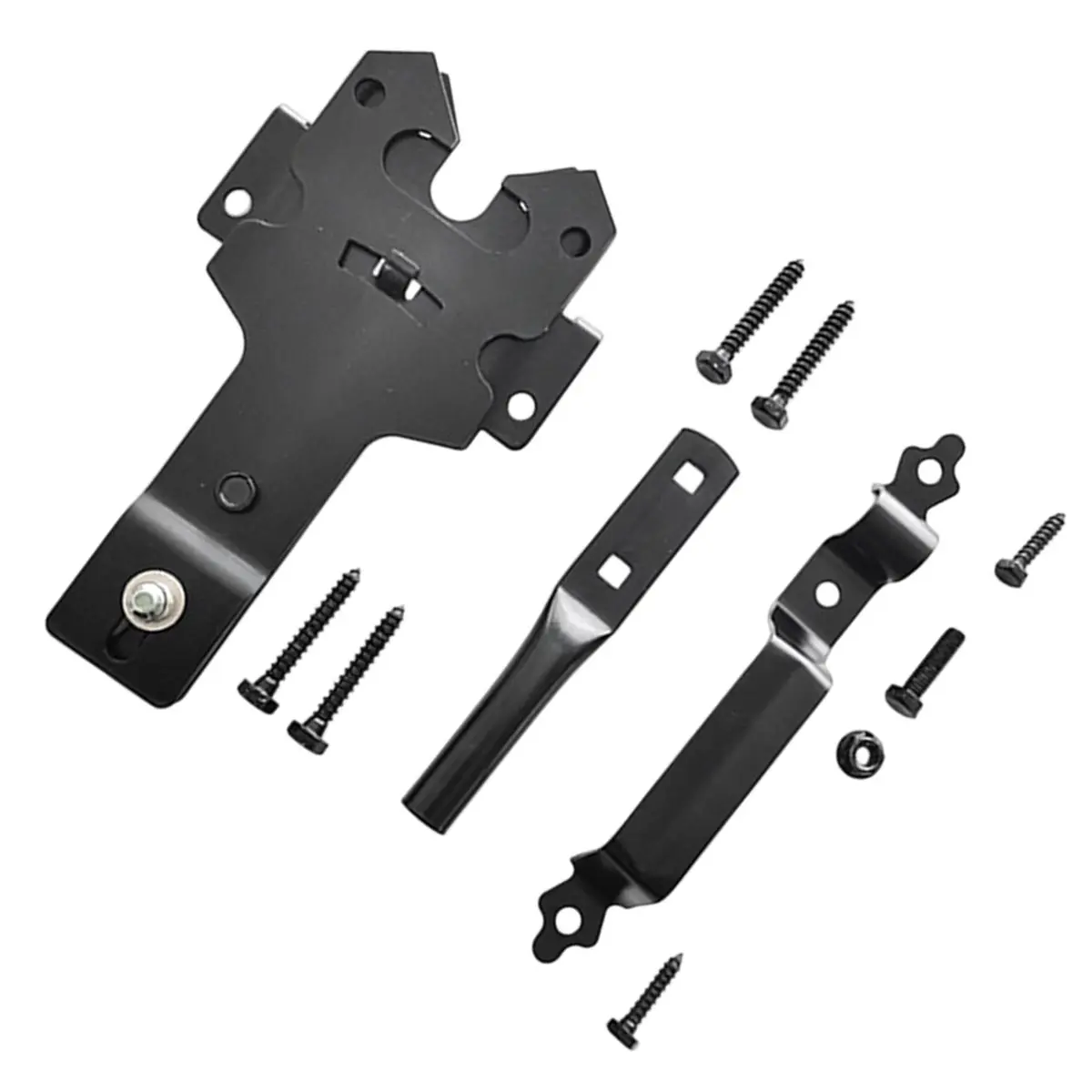 【50% OFF】Heavy Duty Slide Bolt Gate Bolt Ergonomic Handle, Black Gate Hardware for Outdoor Fence