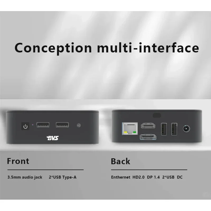 Mini PC Win 11 Linux Alder Lake-N N100 N150 HTPC Computer desktop con HD WI-FI5 DDR4 16GB 512GB SSD Mini PC per giochi
