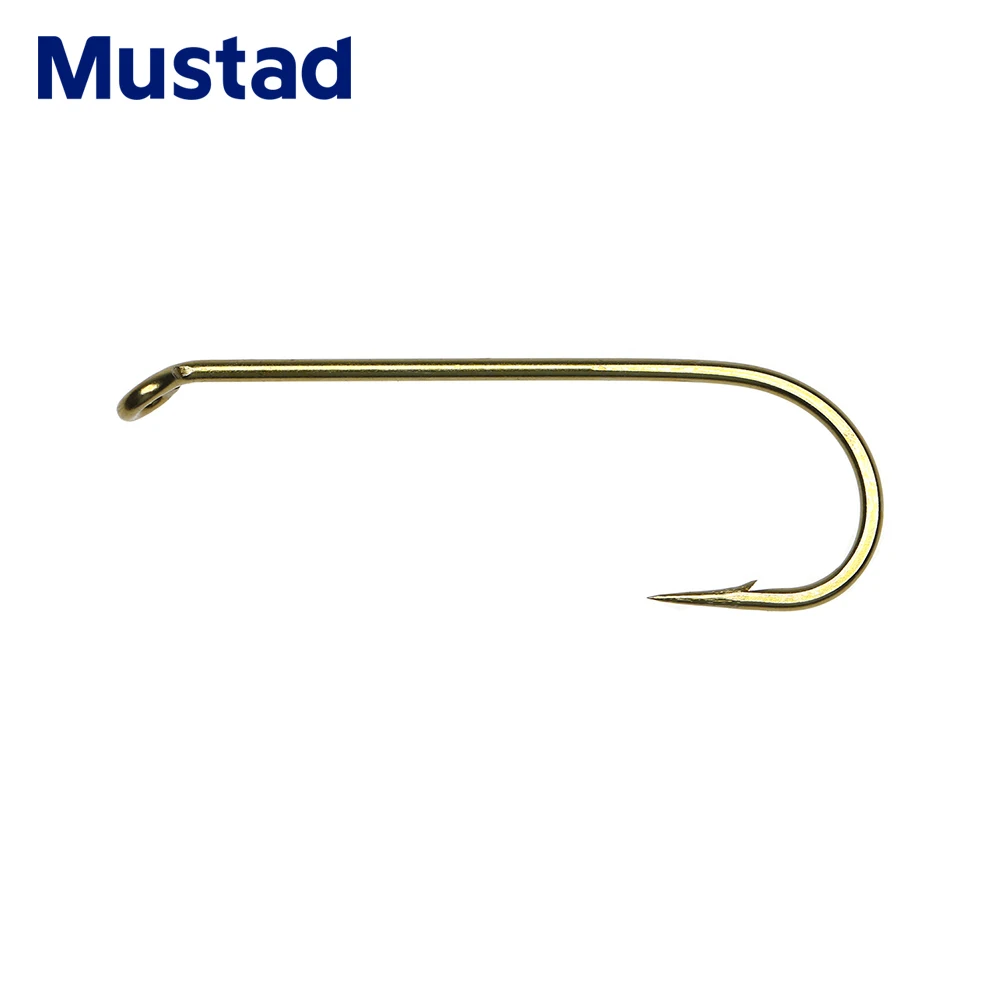 Mustad 30PCS finitura bronzo Streamer Signature Fly Fishing Hook 2X Strong 3X Long Shank Micro Barb Ringed Eye ganci per trote forgiati