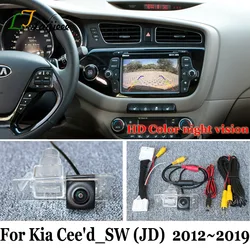Rear View Camera For Kia Cee'd_SW Ceed SW JD 2012~2019 OEM Screen / Fisheye Wide-angle HD Night Vision Car Backup Reverse Camera