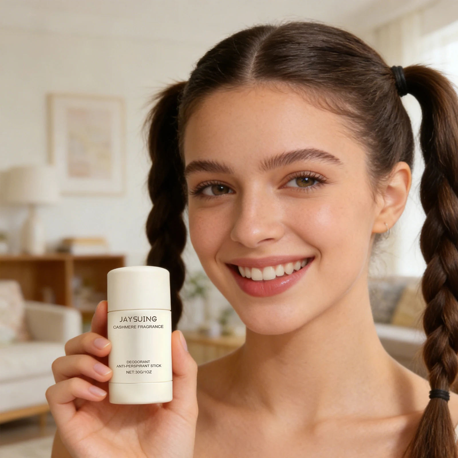 Cashmere Scent Women Deodorant Lasting Protect Control Odor Fresh Fragrance Non Sticky Quick Dry Daily Use Anti-Perspirant Stick