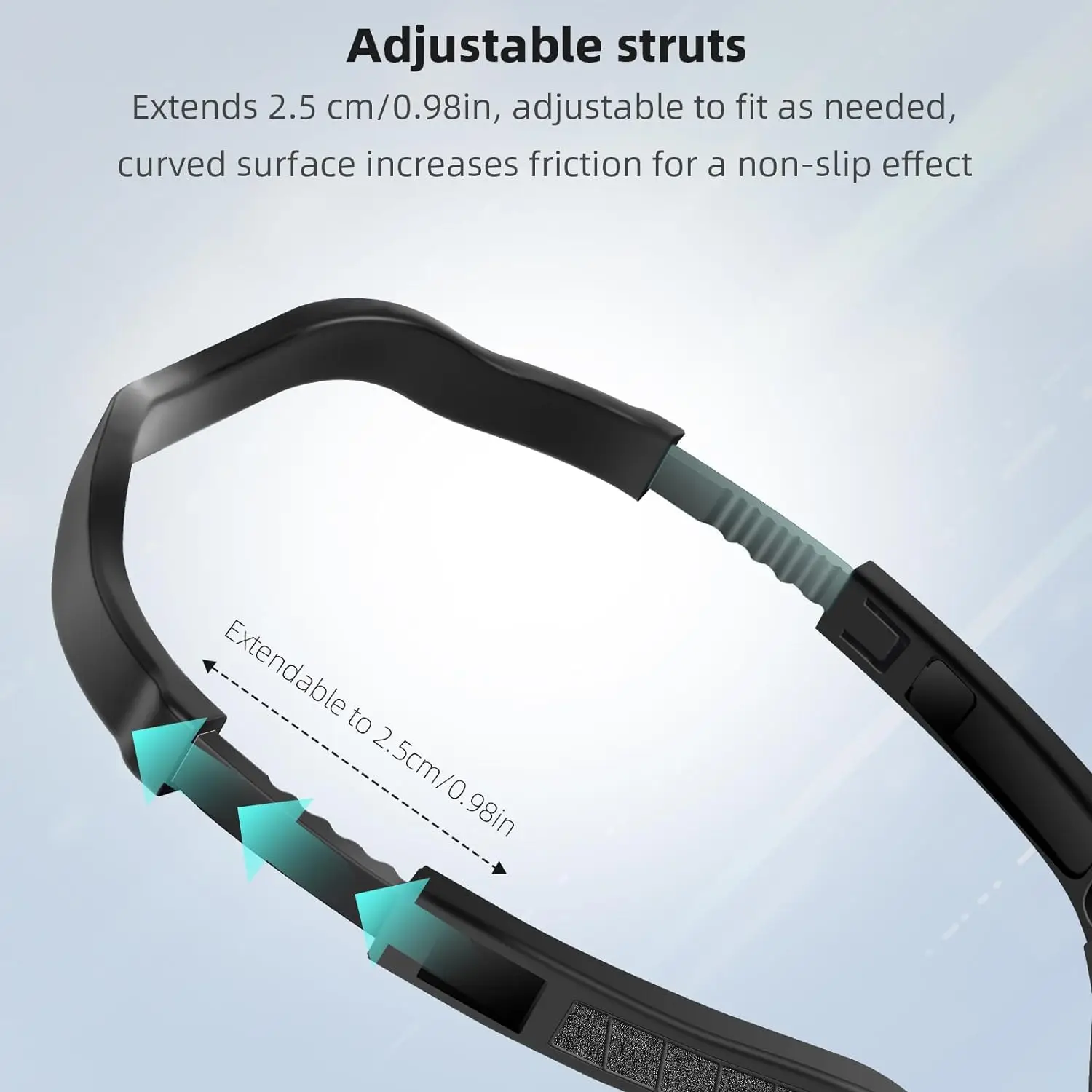 Supporto magnetico POV per Insta360 GO 3/3S, supporto per testa di montaggio per accessori per montaggio su testa Insta360 GO 3/3S