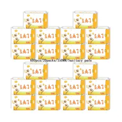 600pcs/20packs Anion Menstrual Pad Sanitary Towels Panty Liners For Women Health Care Feminine Hygiene Product Towels Cotton Pad