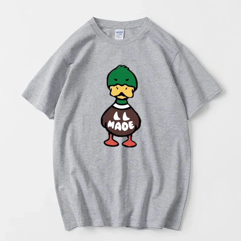 Human Made T Shirt Men Women Harajuku Graphic Tshirt Sporty Streetwear Duck Top Teed Humanmade T-shirt Y2k cute kawaii Tees