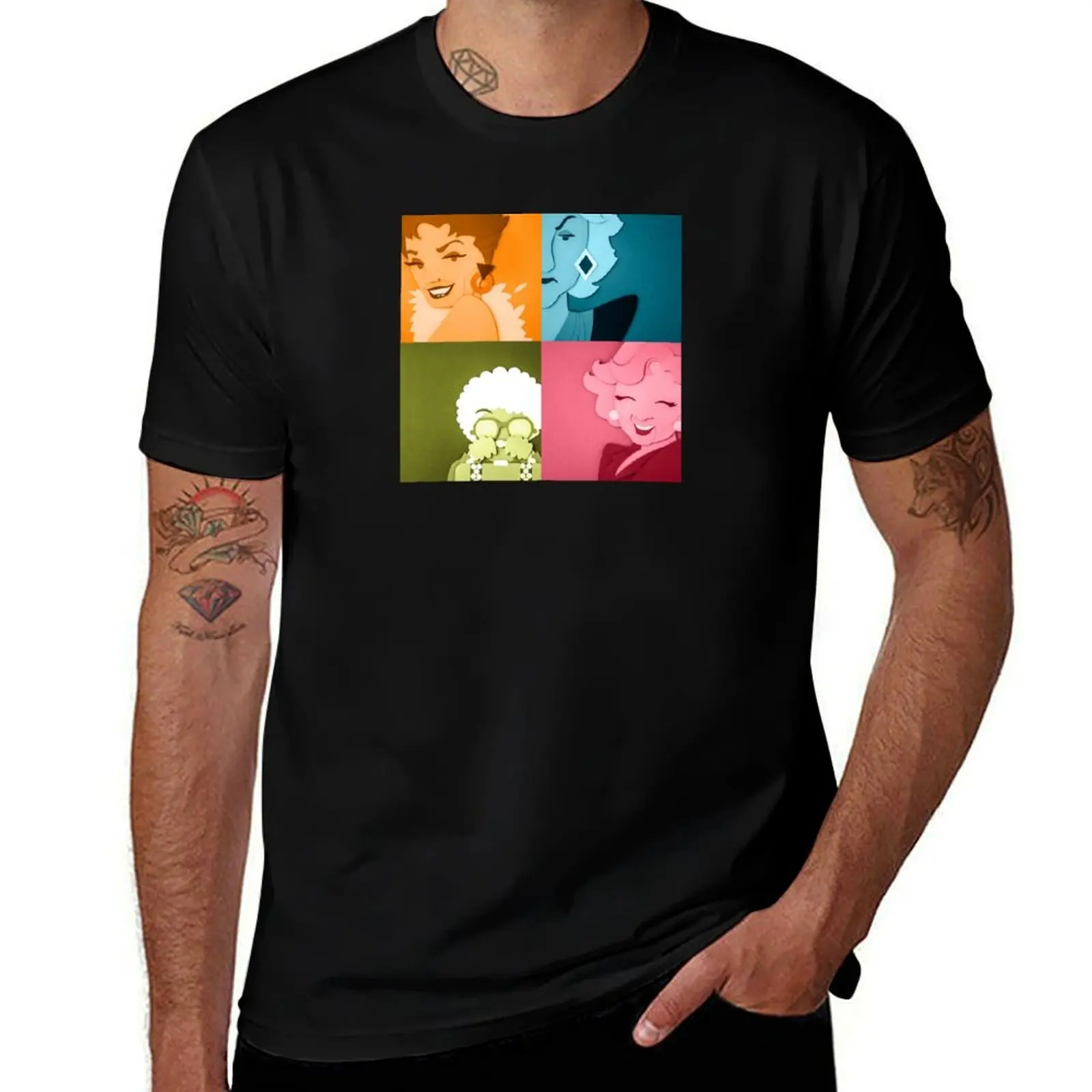 

We're Golden T-Shirt cotton t shirts high quality cotton t shirt man T-Shirt