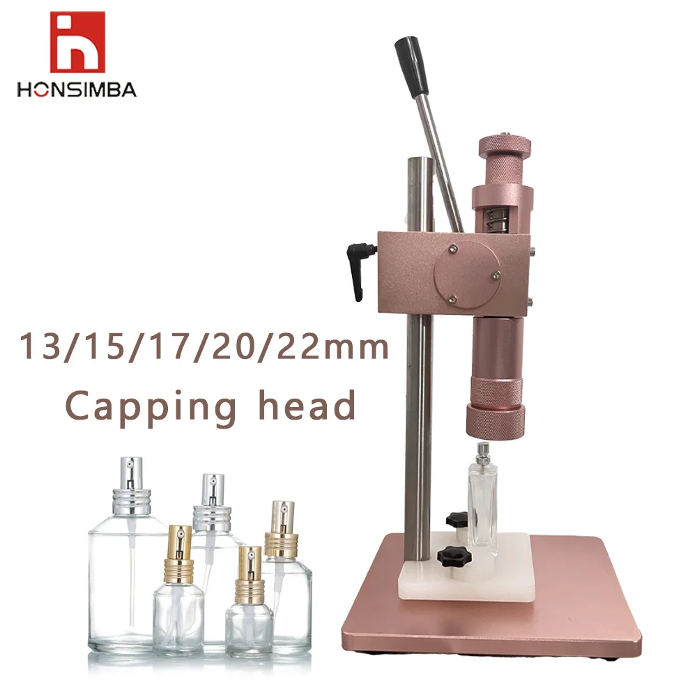 

Desktop Type Perfume 15mm Crimping Machine,Manual Capping Machine for Perfume Bottles
