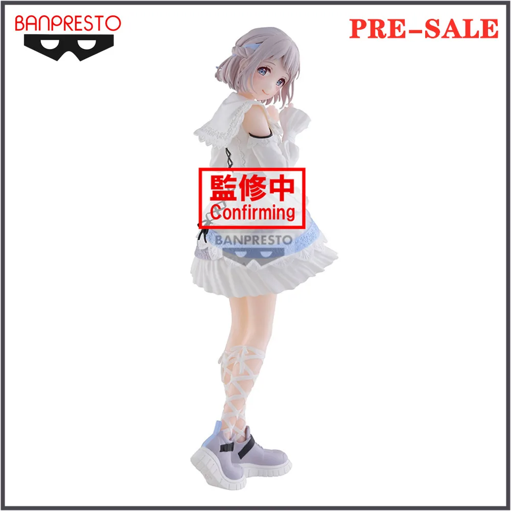 Original Anime Figure THE IDOLM@STER Gakuen ESPRESTO-Refined white-Lilja Katsuragi Action Figurine Toys Collector Doll 22cm