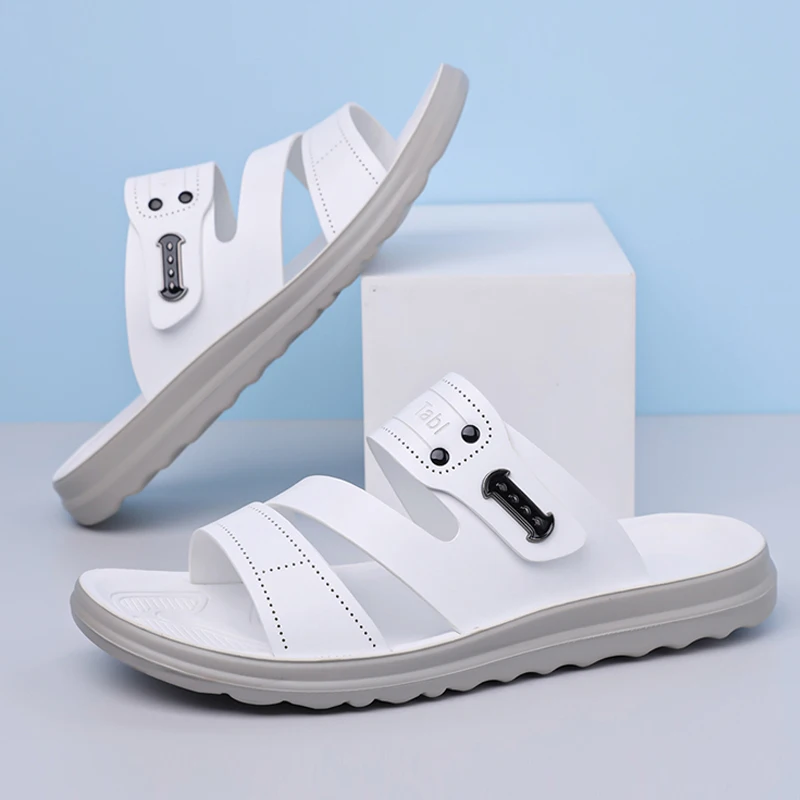 

Men's Summer Trendy Threestraps Sandals Anti-slip Wear-resistant Outdoor Casual Soft-soled Slip-ons-DH9010