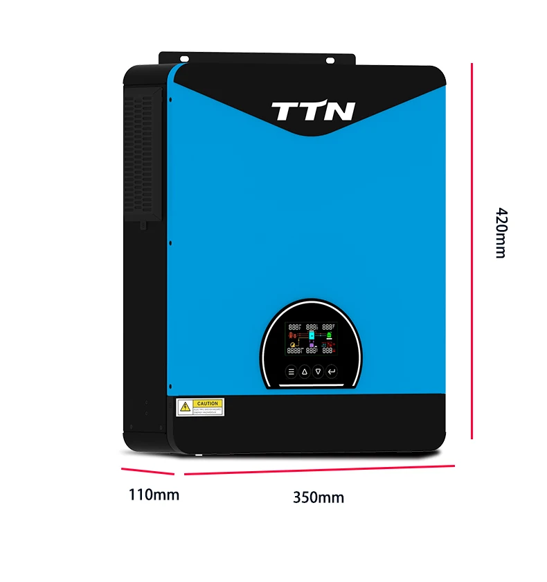 TTN 4.2kw 6.2KW Hybrid Inverter On/Off Grid Inverter Solar Hybrid Solar Inverter for sale