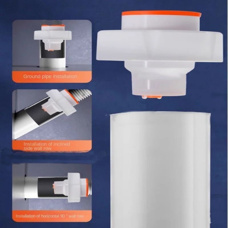 Kitchen Washbasin Sewer Sealing Ring Washing Machine Insect Proof Pipe Connector Hose Odor-proof Seal Plug Bathroom Accessories