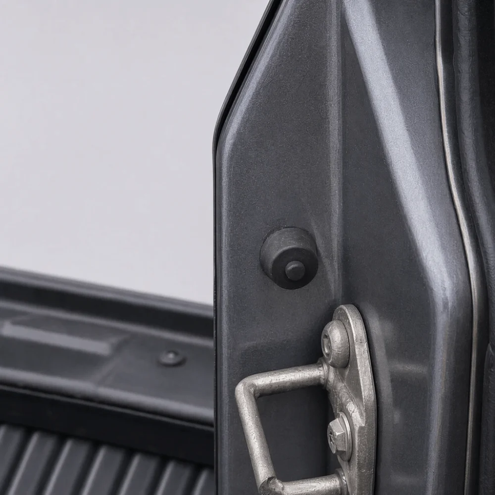 2PCS Black Hood Stopper Cushion Rubber 90541-11015 Bonnet Rubber Bumper for Tundra 2000‑2021/Tacoma 2005‑2021