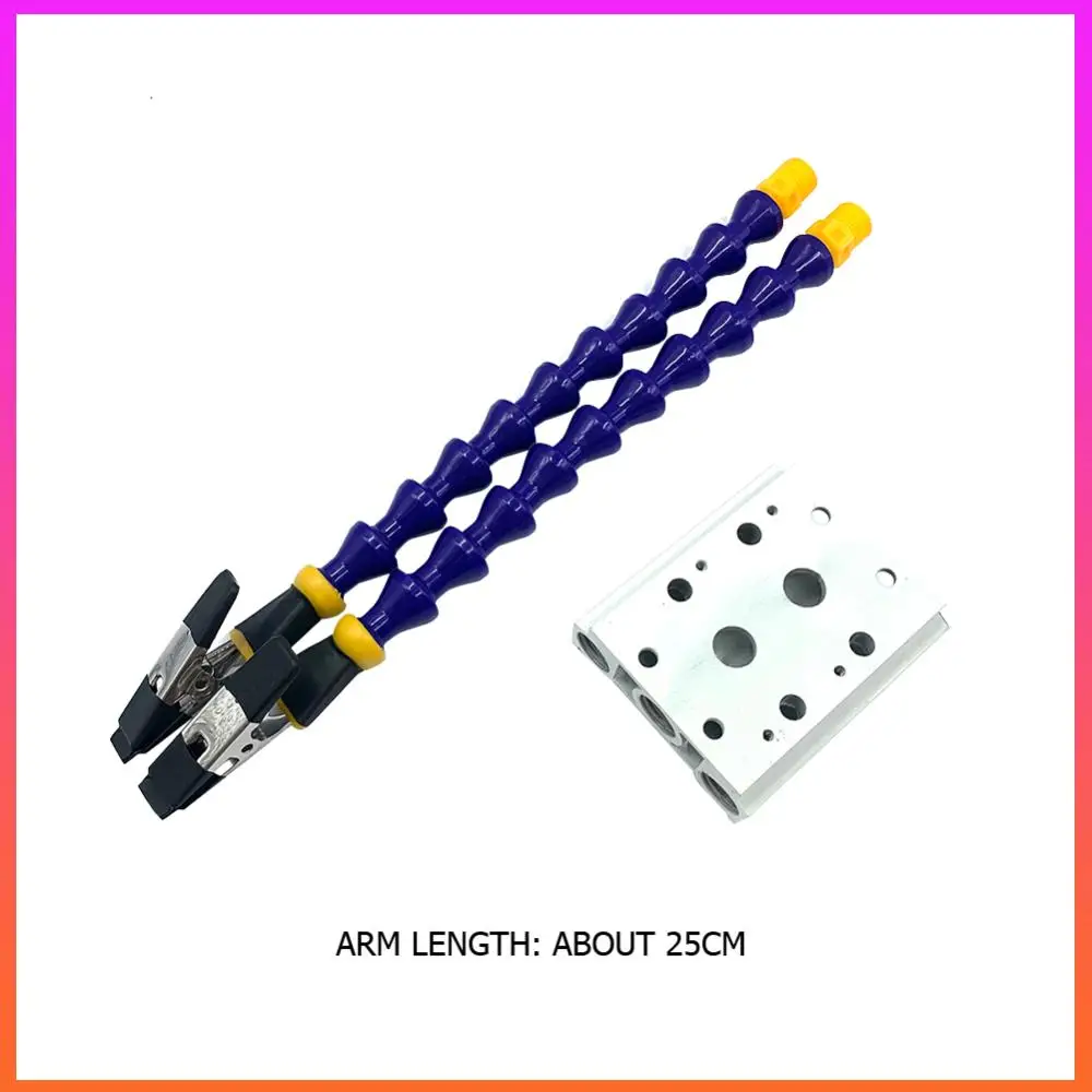 

Настольные тиски, настольный зажим, паяльные руки с 2/4/6 шт., гибкие рукоятки, инструмент для третьей руки, держатель для пайки печатных плат из алюминиевого сплава