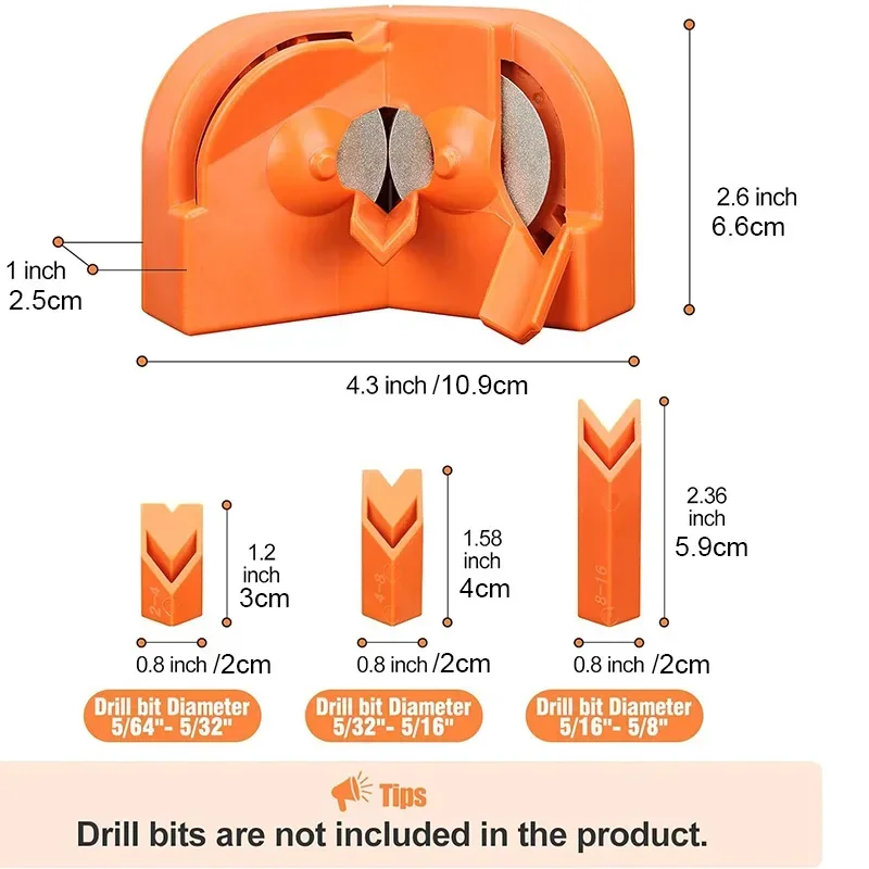 Multipurpose Drill Bit Grinding Sharpener Electric Impact Drill Knife Sharpener Disposable Double-sided Polishing