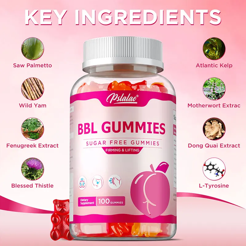 BBL Gummies - نحت المؤخرة والأرداف الخاصة بك، المؤخرة الكبيرة، إدارة شكل الجسم، تحسين المظهر، زيادة الثقة
