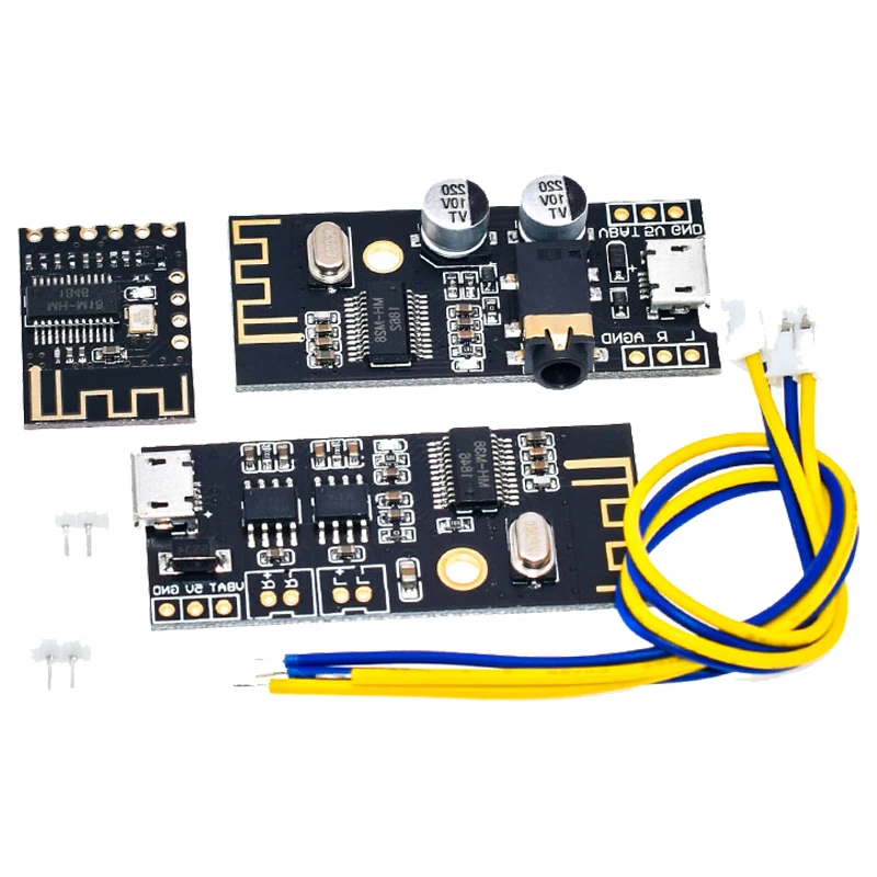 DIY MP3 Bluetooth audio 5.0 4.2 decoder board amplifier module lossless stereo MH-MX8 modified speakers high-fidelity HIFI