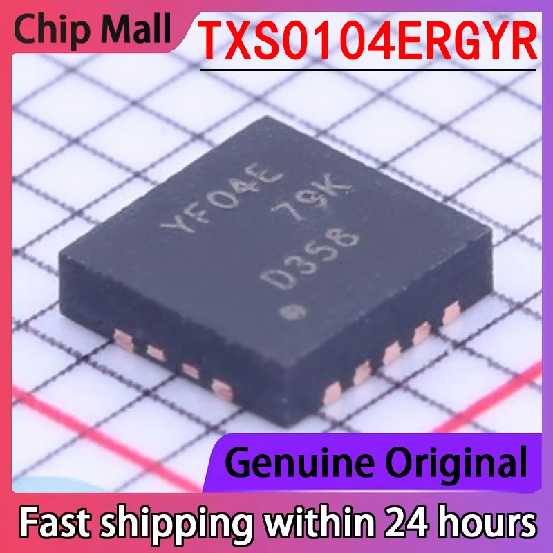 10PCS Brand New Original TXS0104ERGYR VQFN14 Packaged 4-bit Bidirectional Voltage Level Converter Genuine