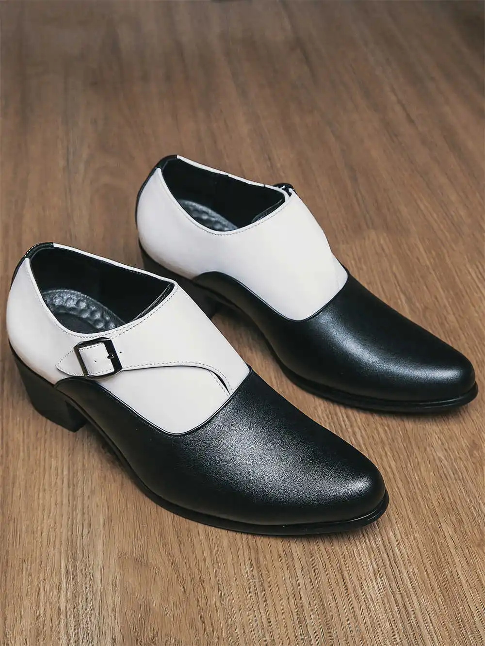 Normal Leather Ballroom Dancin - Shoes Heels Men ulasan dan harga