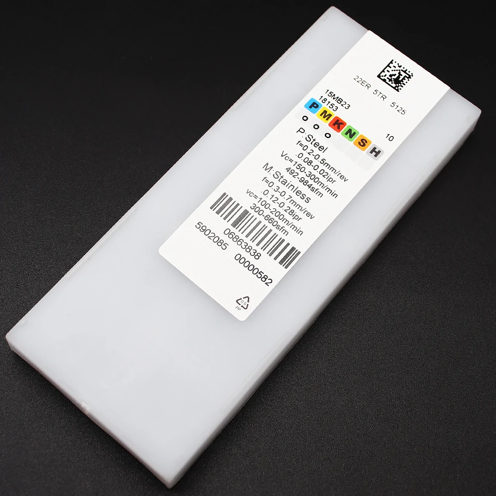 22ER 5TR 5125 inserti da taglio per filettatura utensile per tornitura di materiale di alta qualità per tornio a controllo numerico