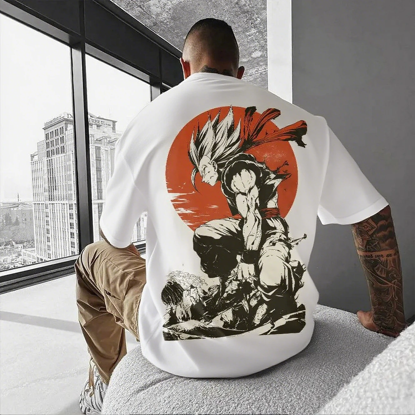 

Мужская футболка Dragon Ball Goku в стиле аниме, новая летняя женская футболка с коротким рукавом, хлопковая уличная одежда, повседневный топ с графическим рисунком, одежда для тренировок в тренажерном зале