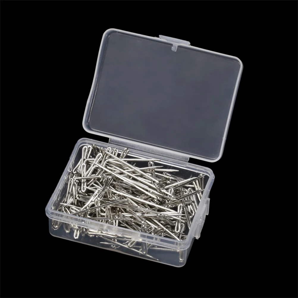 

200pcs Stainless 38mm Model Needle Metal Display Craft Metal T-Pins Tool Hair Styling T-Pins Set Accessories