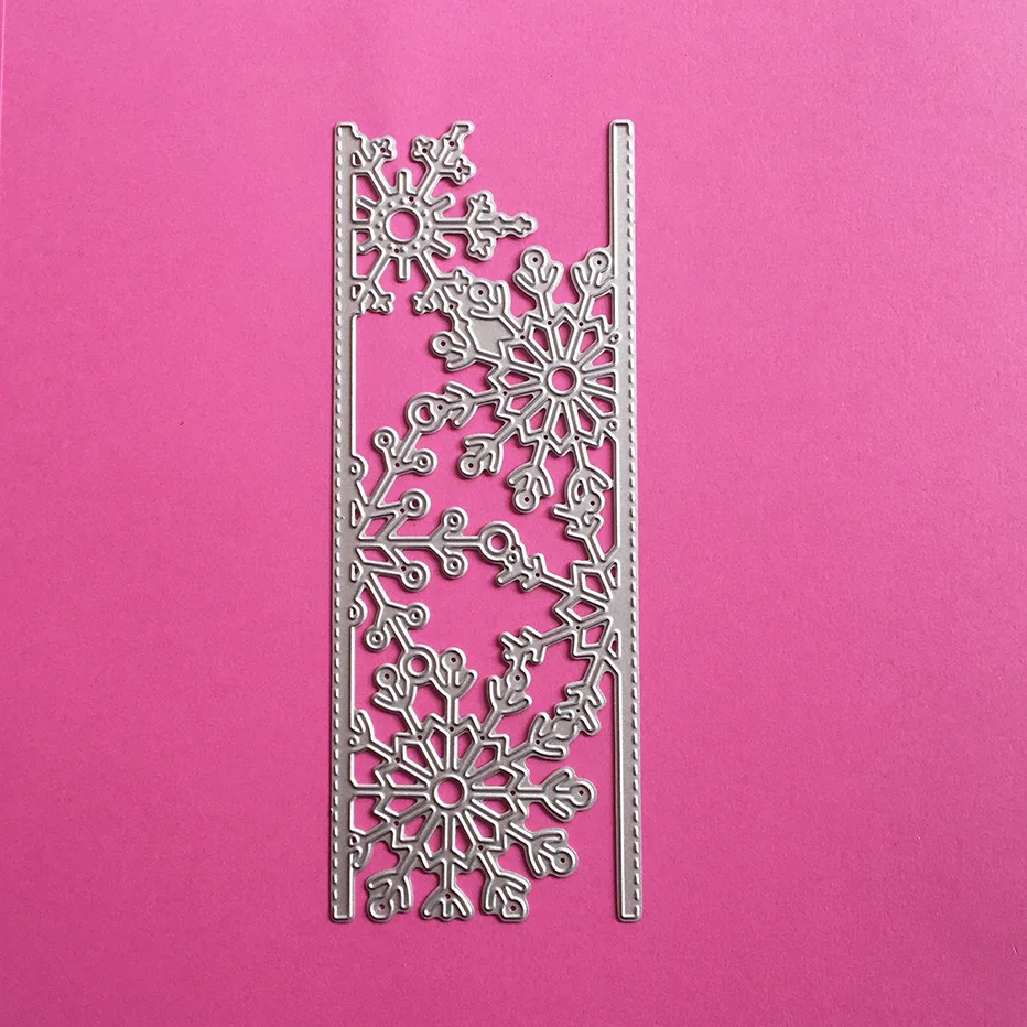 Skeletonized snowflakes Scrapbooking Cutting Dies Yiwu stock clearance DIY Paper gift Card Making metal craft Album