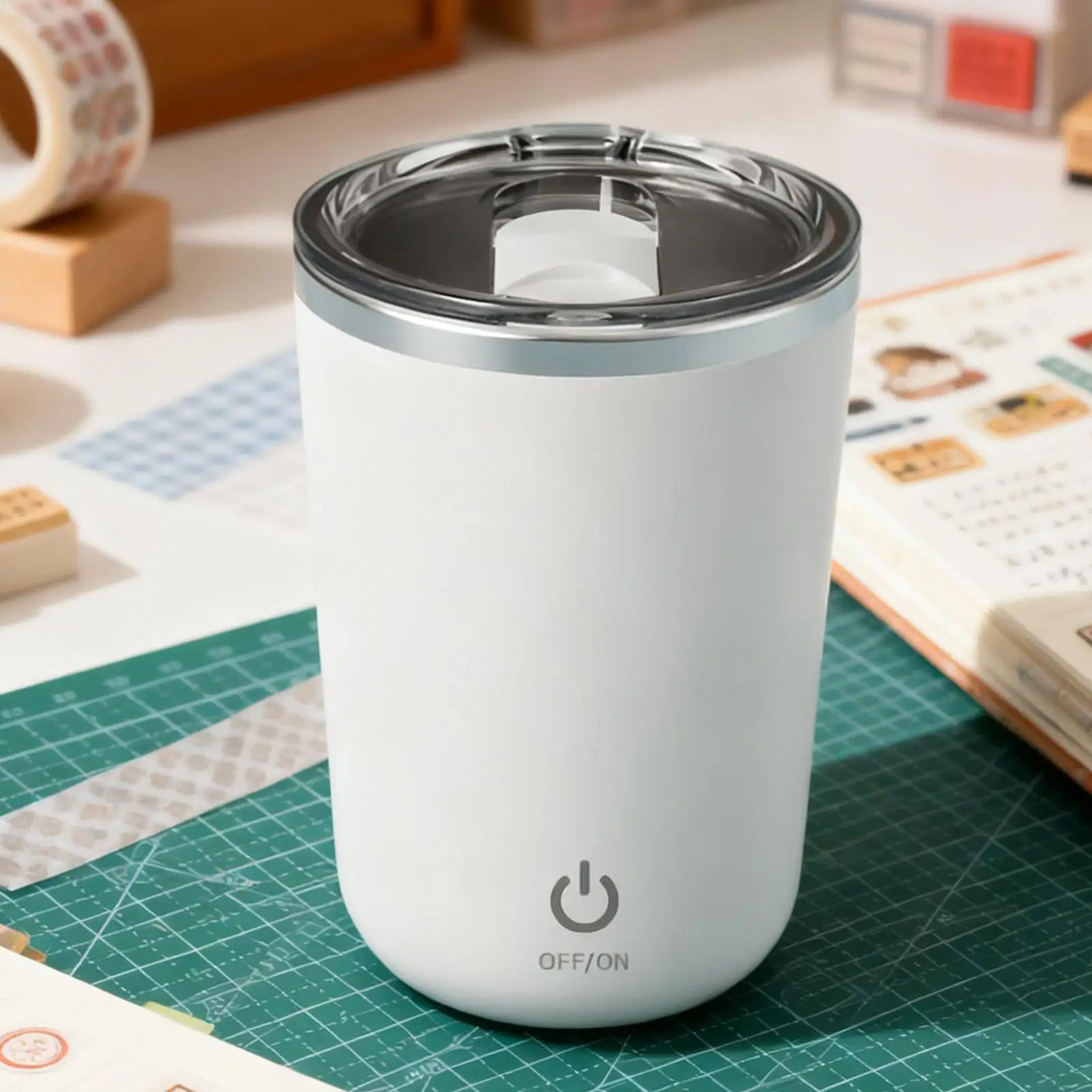 

Self Stirring Mug Long Battery Life Drinkware Magnetic Self Mixing Coffee Mug For Fitness Enthusiasts Women Professionals