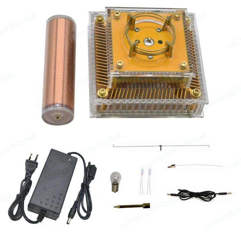 Plasma music coil module, air lighting arc ring, artificial power supply, acrylic shell