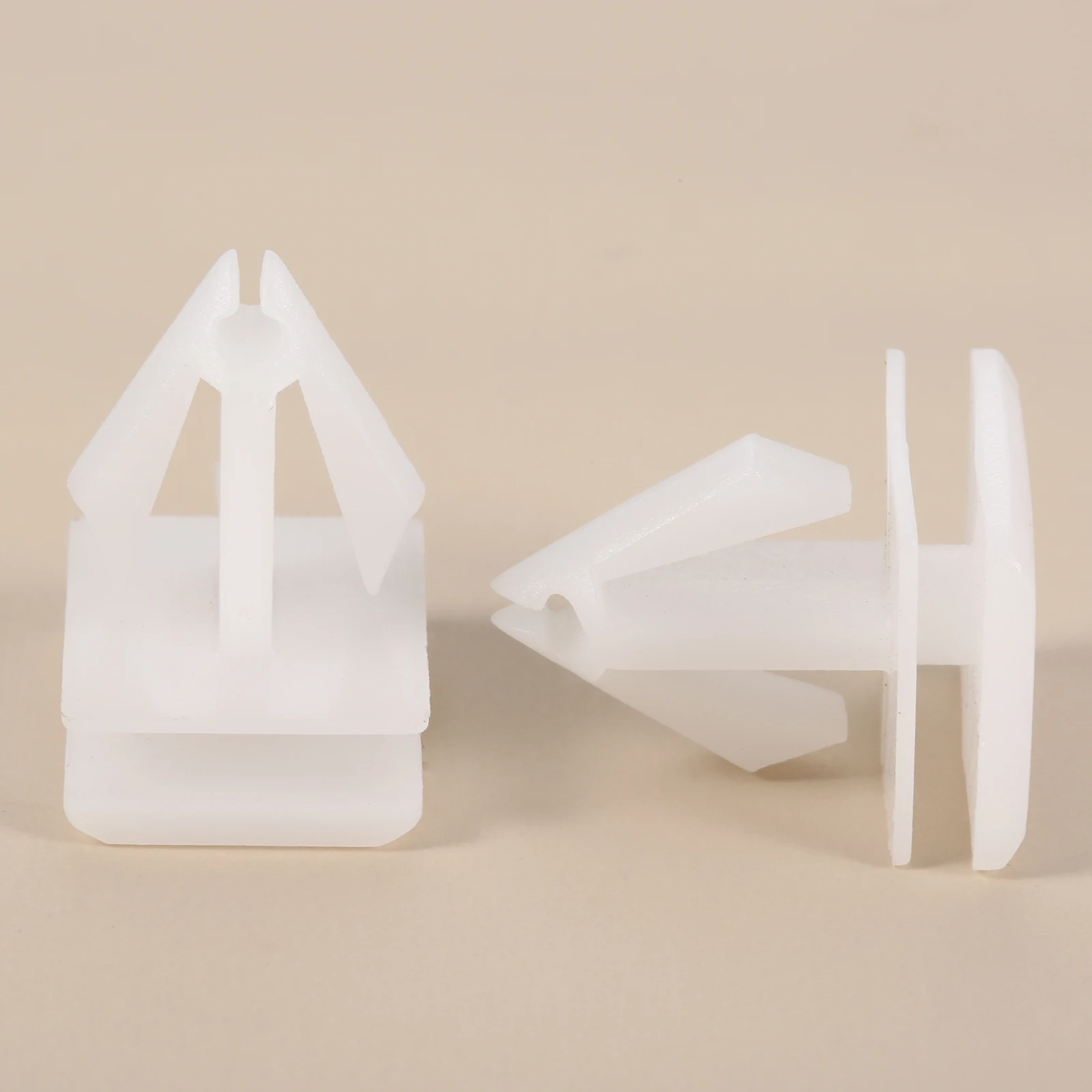 20pcs Rocker Panel Moulding Clips 68092697AA Fit for Jeep Liberty Dodge Durango Charger Chrysler 300 White Nylon Fastener Clip