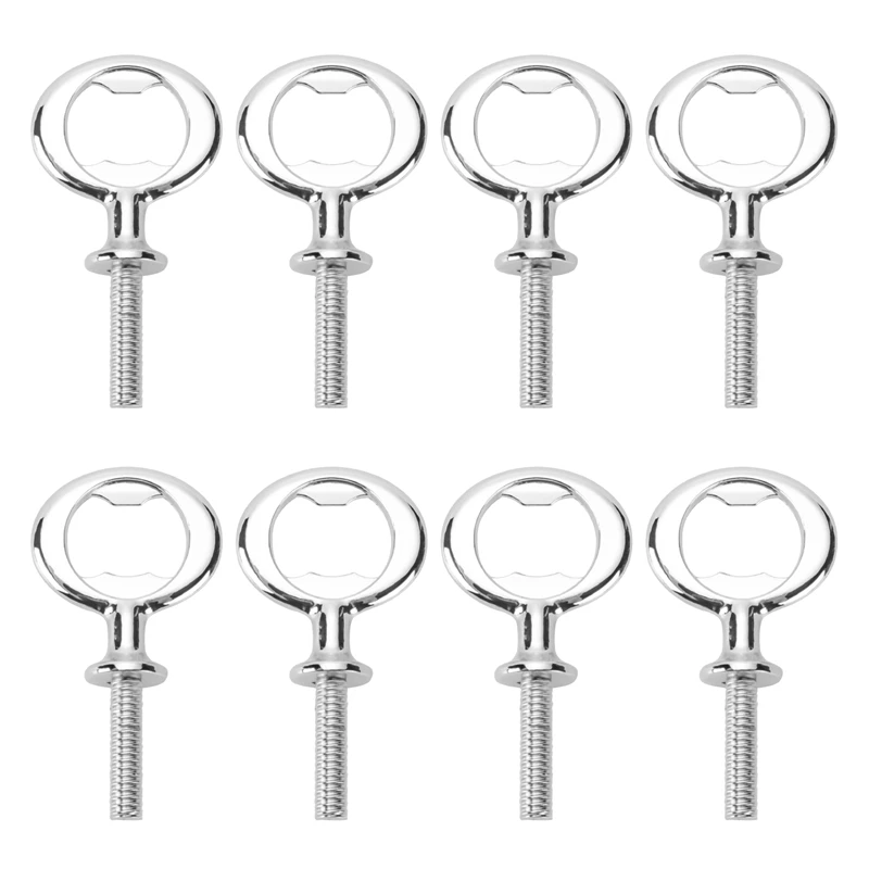 8 Pieces Bottle Opener Kit Metal Bottle Opener DIY Craft Beer Bottle Opener Blank Bottle Opener