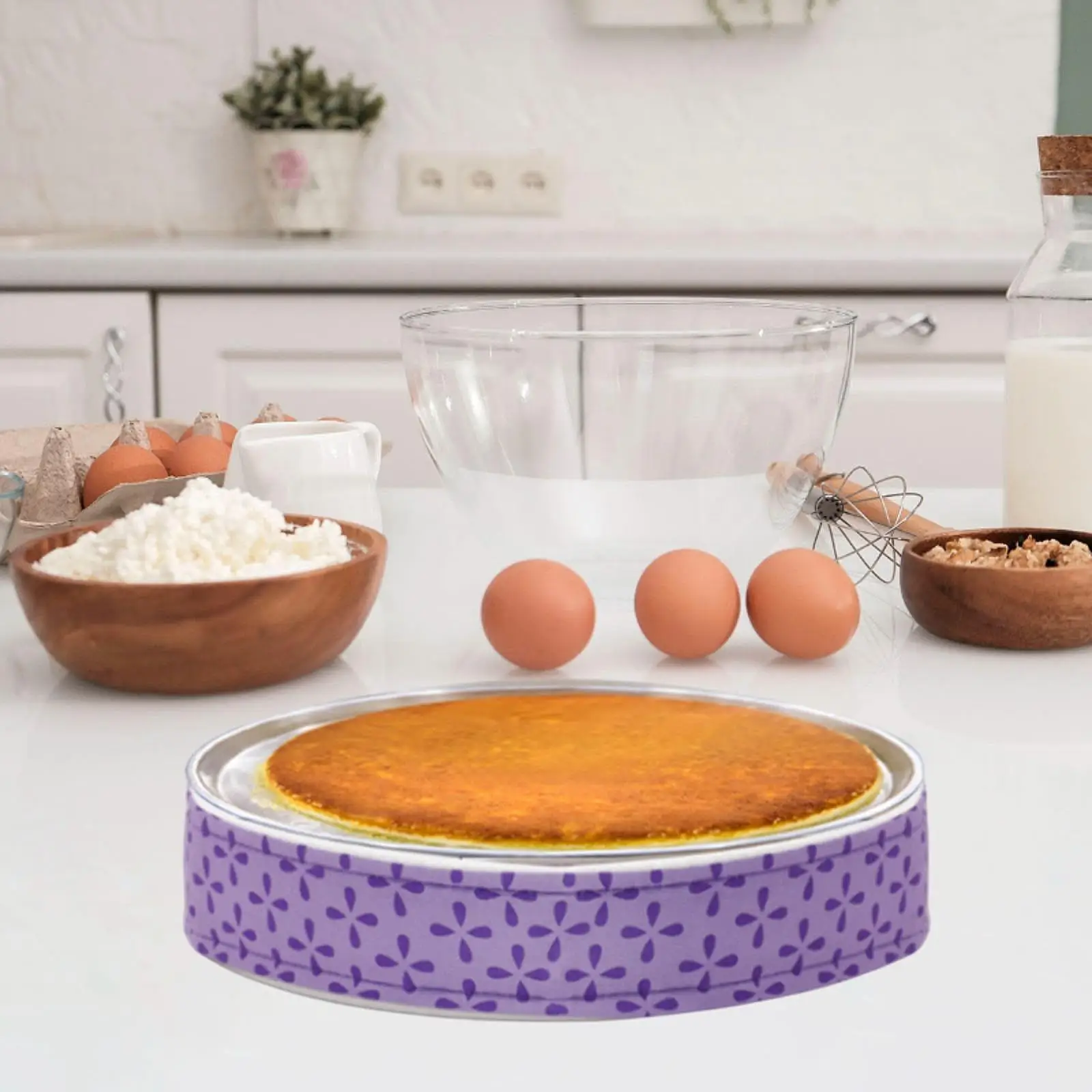 Cake Pan Dampen Strip Prevent Crowning Evenly Baked Cakes for Bake Supplies