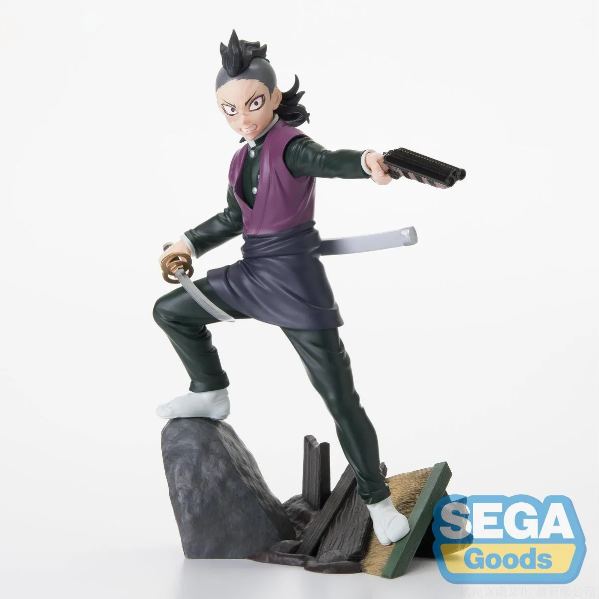 In Stock Original Sega Xross Link Demon Slayer:Kimetsu No Yaiba Shinazugawa Genya Anime Figure Action Figure Anime Cartoon Model