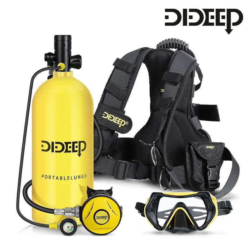 Factory Price 3L Scuba Dive Air Tank Diving Cylinder Kit 40-50Mins Underwater Duration High Pressure Aluminium Steel Material