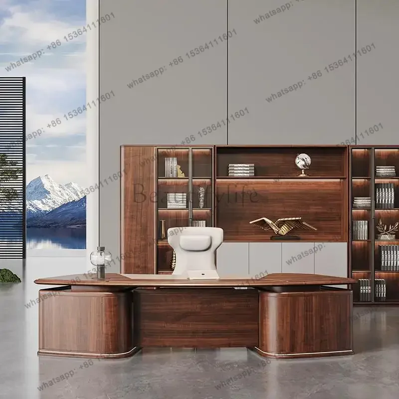 LJY Secretary Storage Office Desk Organizer Boss Standing Conference Computer Desks Gaming Unique Escritorio Oficina Desk Furnit
