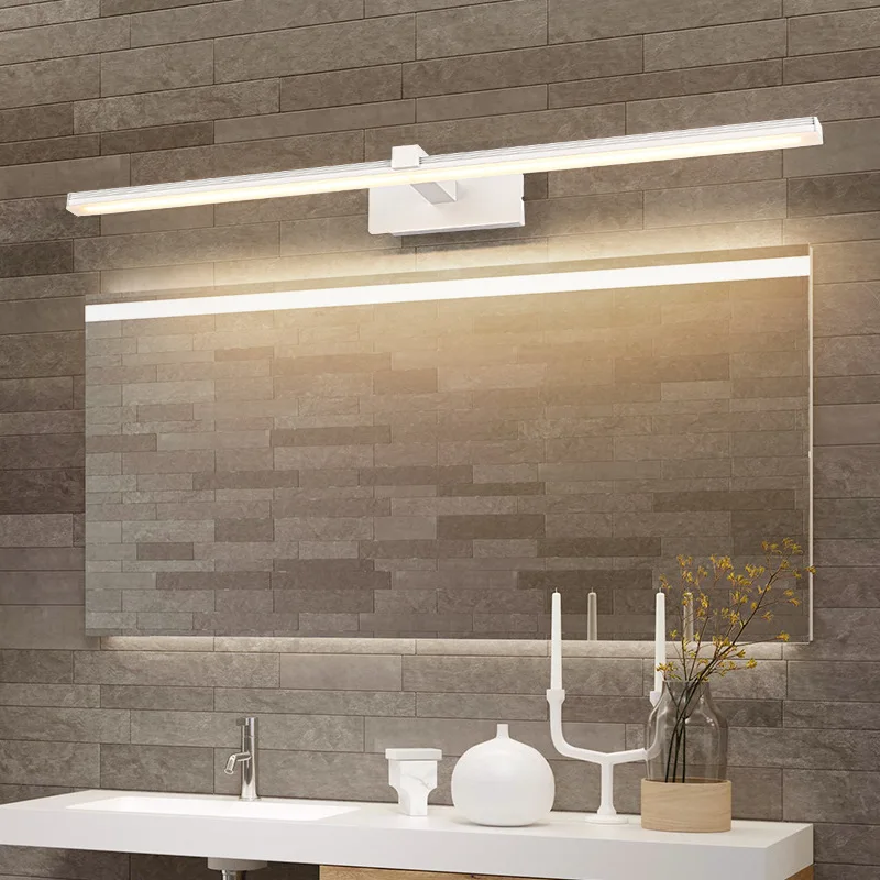 

Modern LED Wall Lamp Bathroom Gold Mirror Wall Light Makeup Wall Lamp Vanity Wall Sonce Lighting Fixture AC85V-265V