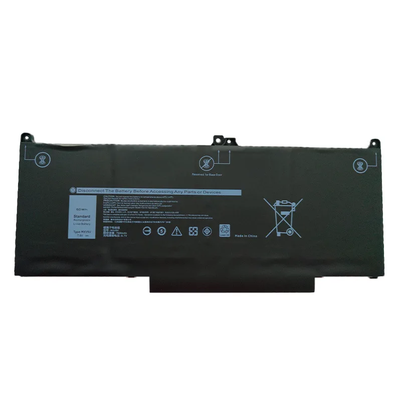 Bateria de laptop de substituição de 4 células de 7,6 V 7600 mAh para Dell Latitude 5300/5310/7300/7400 |   Compatível com o modelo MXV9V