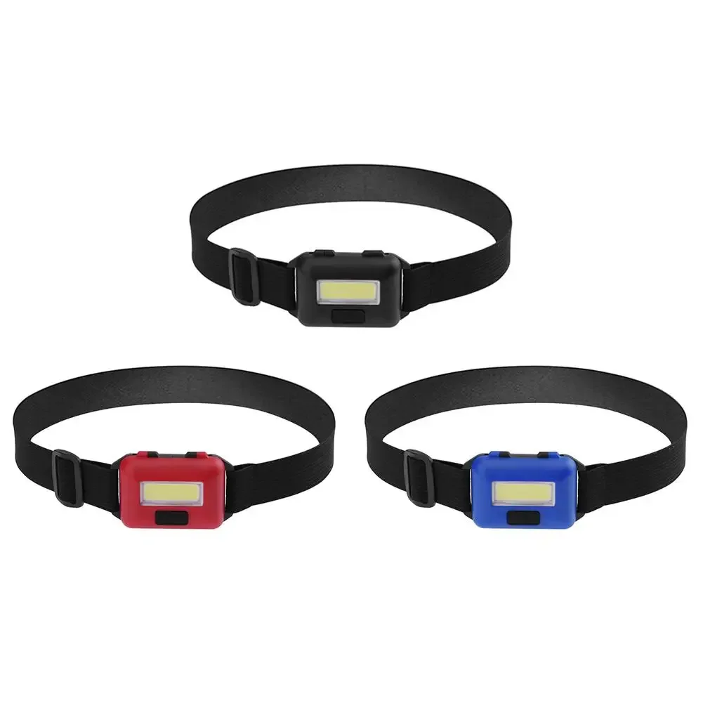 Mini 3 Modes Waterproof COB LED Flashlight Outdoors Headlight Headlamp Torch Emergency Lantern image 2