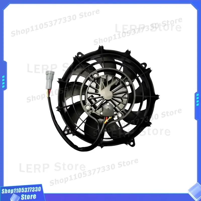 255mm 10 Inch BLDC Radiator Cooling Fan High Air Volume Brushless DC Motor Waterproof OEM Replacement for Industrial Use