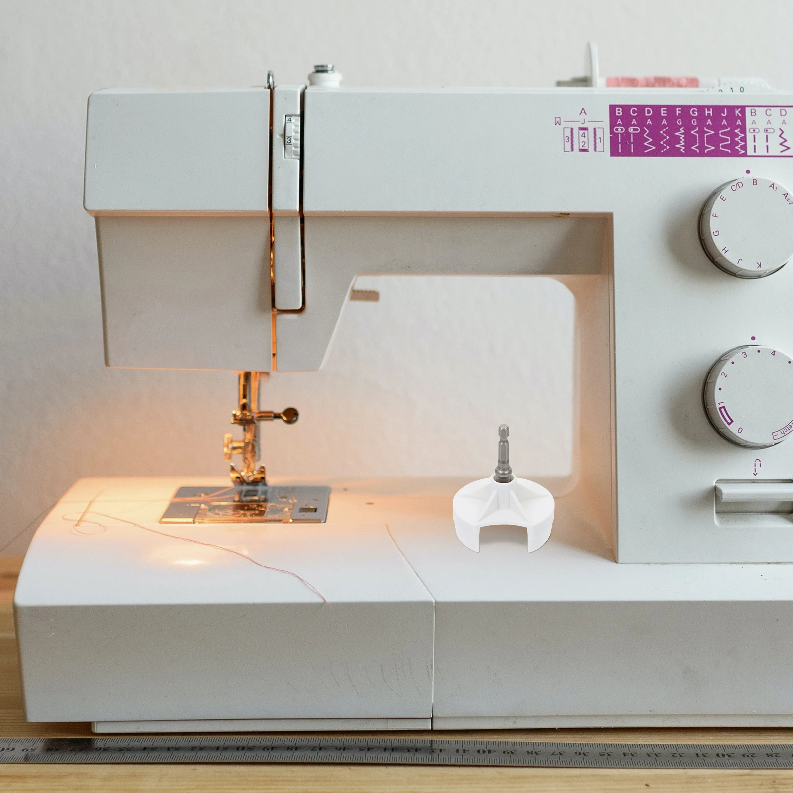 Knitting Machine Crank Adaptor ABS Material Durable Safe Easy Install Weave Tool H Adapter Braiding Loom DIY Craft Sewing